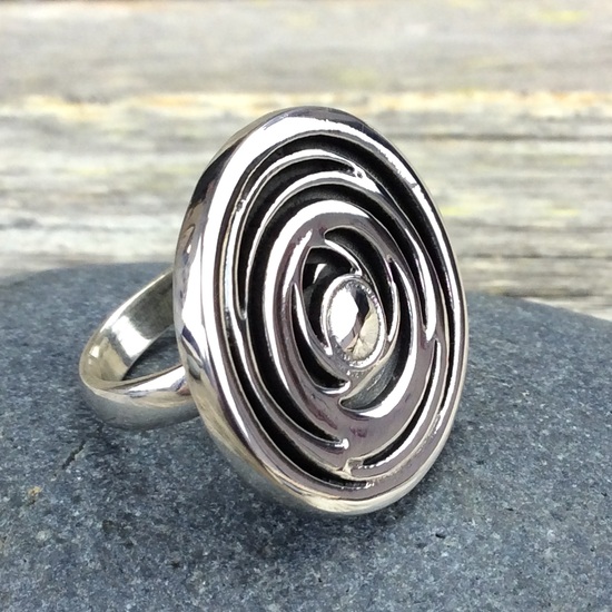 Redondo Mexican Silver Ring - Size 6